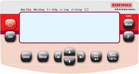 Bedienungsfeld der Analysewaage SOEHNLE 9401
