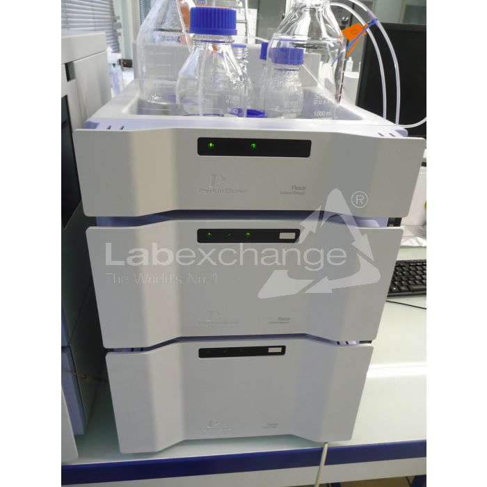 Perkin Elmer HPLC used with warranty. Used Perkin Elmer HPLC from