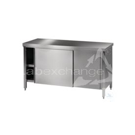 Bochem Labor Arbeitstisch (6) 18/10 Stahl, 1000x75